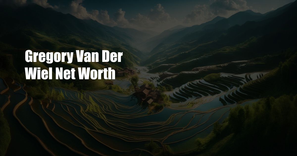 Gregory Van Der Wiel Net Worth
