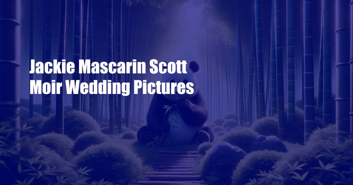 Jackie Mascarin Scott Moir Wedding Pictures