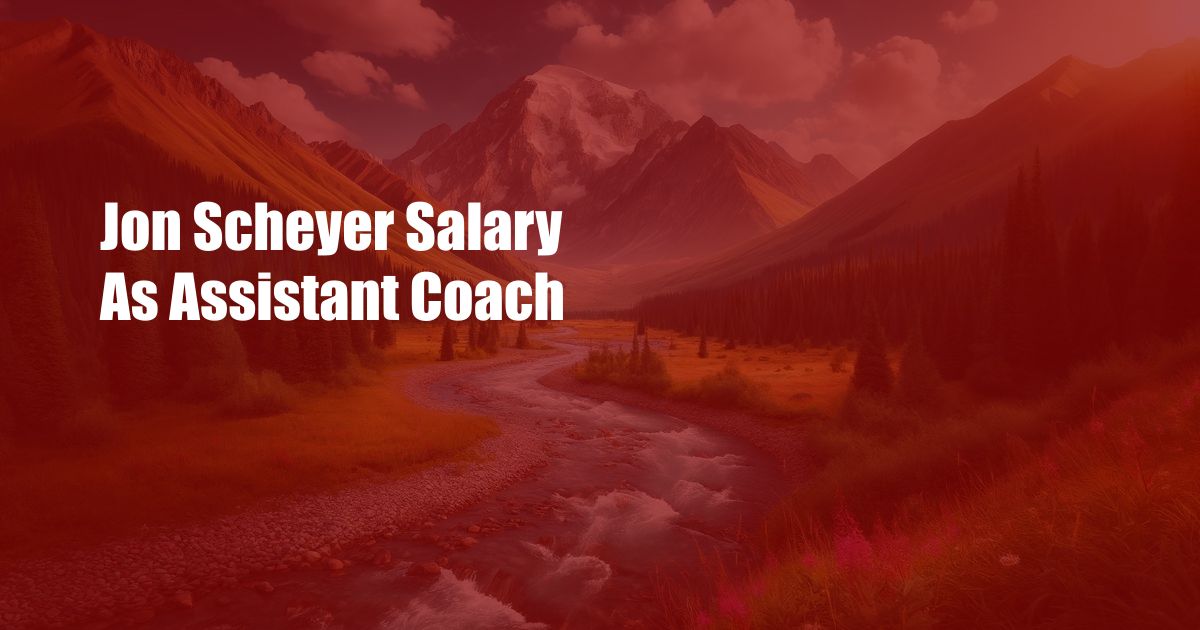 Jon Scheyer Salary As Assistant Coach