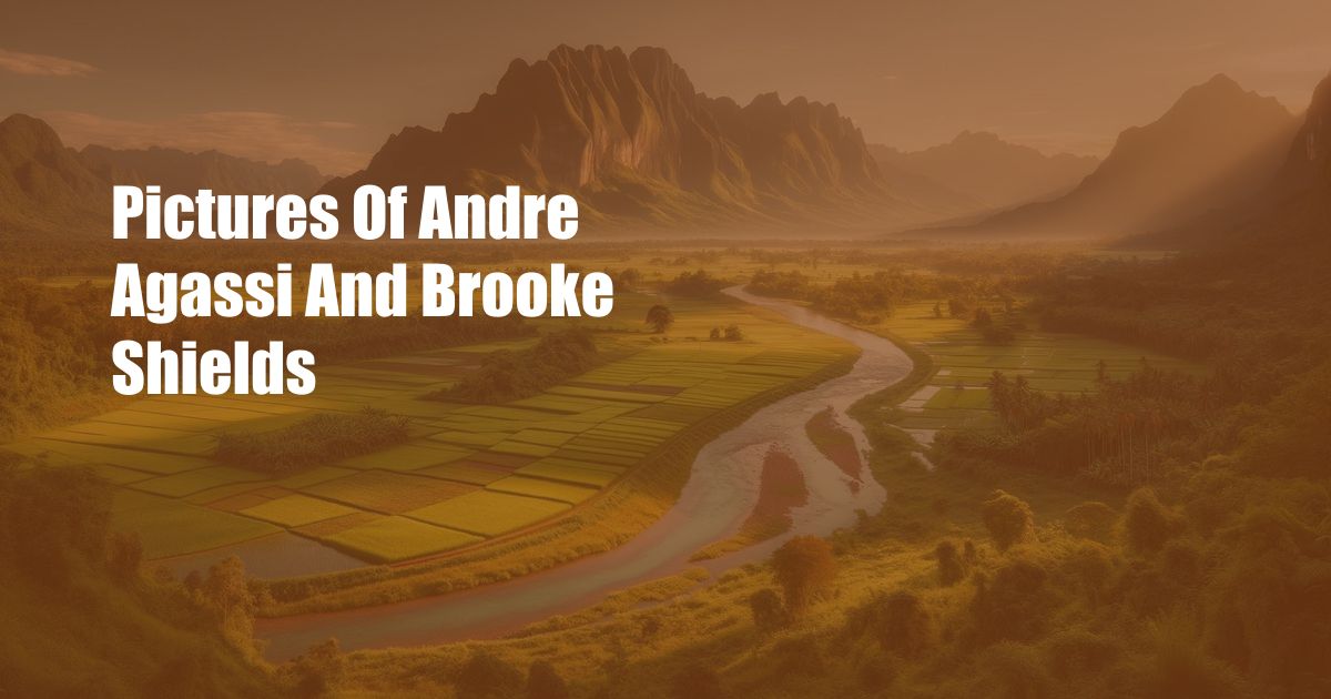 Pictures Of Andre Agassi And Brooke Shields